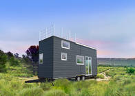 Casas minúsculas modulares de aço claras da casa pré-fabricada com o painel de parede integrado para a venda para Ren