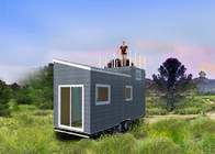 Casas minúsculas modulares de aço claras da casa pré-fabricada com o painel de parede integrado para a venda para Ren