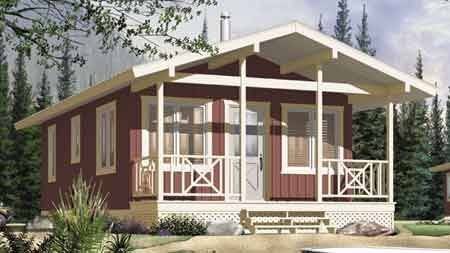 As casas de log de madeira modernas da construção de aço, isolação alta pré-fabricaram casas do bungalow