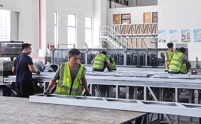 NINGBO DEEPBLUE SMARTHOUSE CO.,LTD linha de produção do fabricante