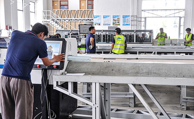 NINGBO DEEPBLUE SMARTHOUSE CO.,LTD linha de produção do fabricante