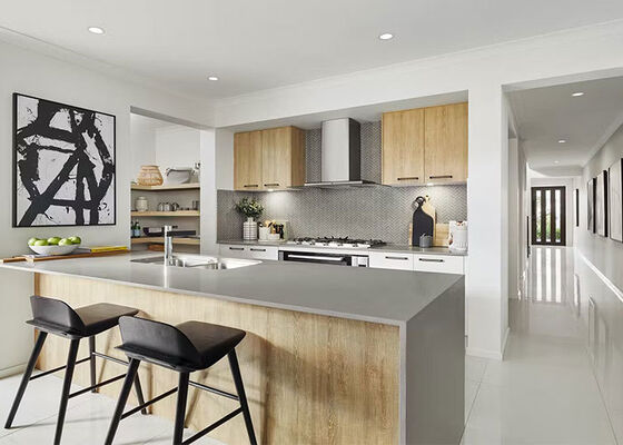 China Prefab Steel Framepanelized Home Kits 40Ft Sandwich Panel Waterproof Luxury Villas