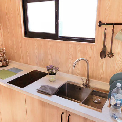 AS/NZ Standard Prefabricated Light Steel Tiny House On Wheels With Trailer Wholesale