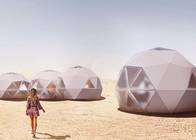 ​Light Steel Frame Movable Cabin Hotel Prefab Geodesic Dome House Dome Kits