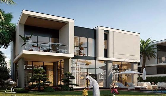 Casa Pré-fabricada Acessível Construção em Aço Leve Casa Pré-fabricada para Dubai
