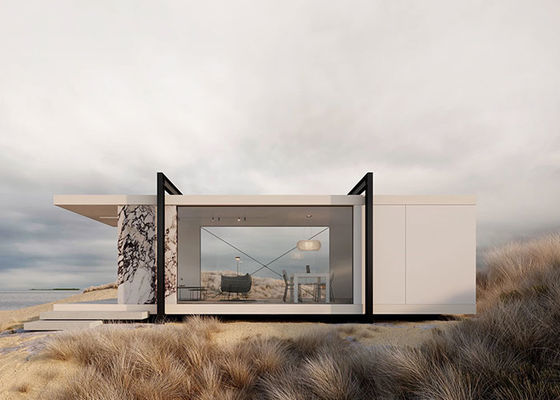 Solução de espaço exterior elegante e funcional Estrutura de aço leve pré-fabricada sobre a água Bungalow