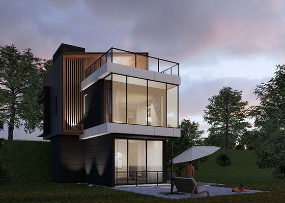Casa de armação de aço leve padrão da casa pré-fabricada de AS/NZS/USA para a unidade modular luxuosa viva do hotel