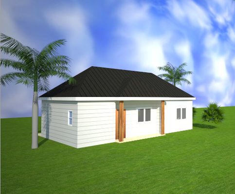 AS/US Estrutura de aço leve Casa unifamiliar modular Habitação integrada pré-fabricada