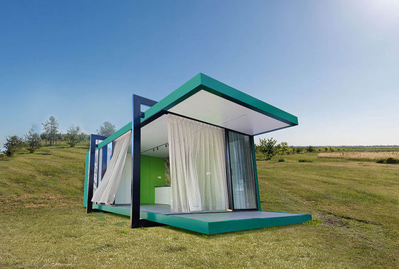 ICC ES Quadro de aço de calibre leve pré-fabricado Bungalows sobre águas Jardim/Yard Studio