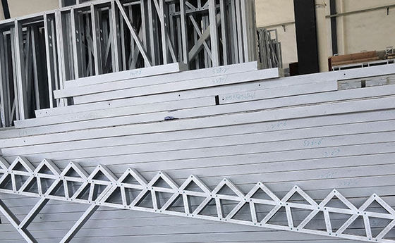 2 Bedroom Prefab House With Customized Size And EPS/Rock Wool/PU Sandwich Panel Roof