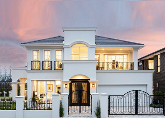 AS4600 Construção de aço de calibre leve Casas modulares Casa pré-fabricada Villa Casa de luxo