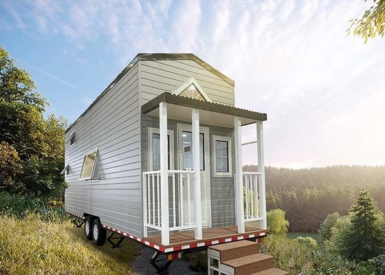 Estrutura modular de aço leve pré-fabricada Casa minúscula sobre rodas: o melhor companheiro de viagem