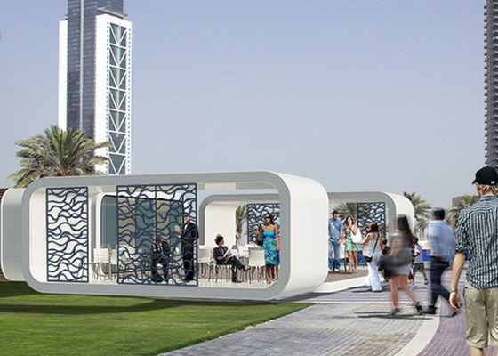 Cabanas de madeira pré-fabricadas de jardim Stuido Houselight com estrutura de aço leve