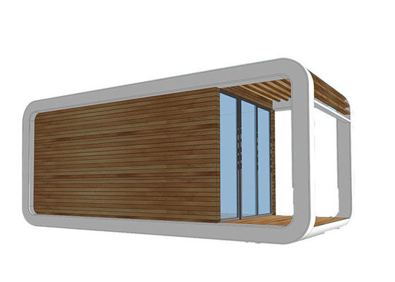 Bungalô de madeira pré-fabricado sobre a água – Cabine modular com estrutura de aço leve para resorts e hotéis