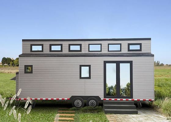 Casa Modular Moderna Prefabricada Caravana de Luxo Casa Pequena em Rodagens Enviada por 40 FR Container de Envio