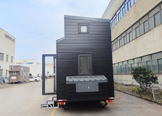 USA Padrão pré-fabricado Mini House On Wheels Cider Box Mini Home Kit Motorhome