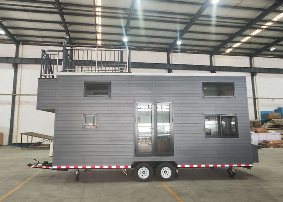 Casa modular pré-fabricada com estrutura de aço leve