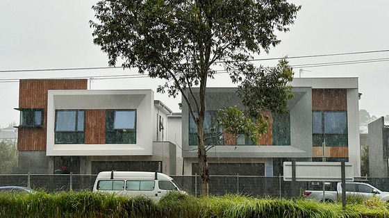 Prédios de apartamentos modulares da casa pré-fabricada da estrutura de aço padrão australiana do calibre claro