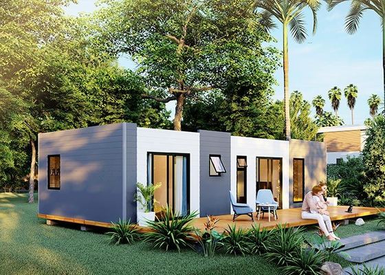Casa pré-fabricada de aço de calibre leve modular Casa móvel avó apartamento ADU