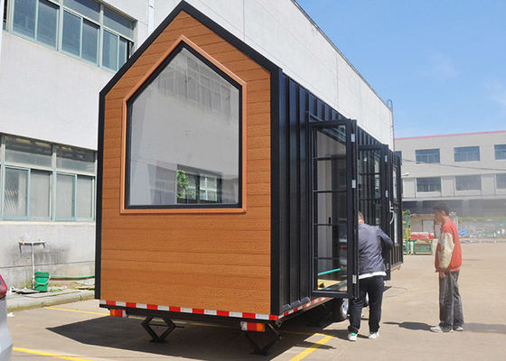Australia Standard Mobile Home Prefabricado Casa Pequena em Rodagens Trailer para Viver