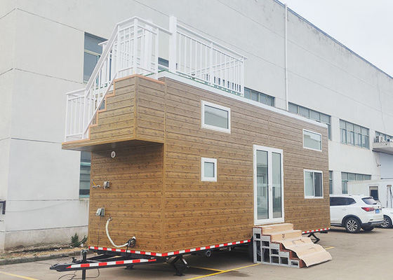 AS/NZS Prefab Tiny Homes On Wheels: Vida sofisticada em uma casa Casas Diminutas