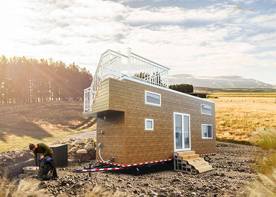 AS/NZS Prefabricado Mini Houses on Wheels Começa a sua viagem de vida móvel para o Airbnb