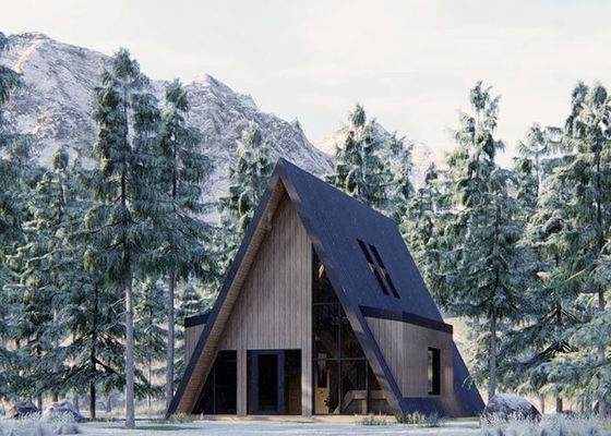 As/Nzs Standard Design Tiny Home Prefab A Frame Homes para kits de casas pequenas