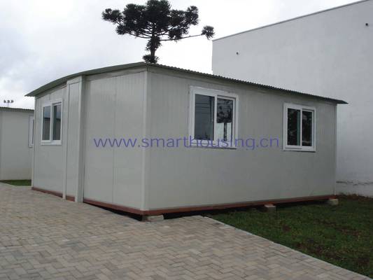 Habitações prefabricadas modulares dobráveis/abrigos familiares de emergência portáteis brancos