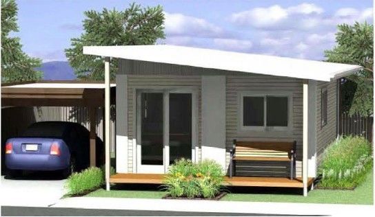 Casa pré-fabricada de aço leve Austrália Apartamento de avó Construção rápida Casas modernas