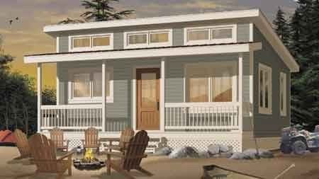 Obtenha Casa de Estruturas de Aço Leve Com Kits de Casas Prefabricadas Com revestimento de parede de WPC Casa personalizada com novo design