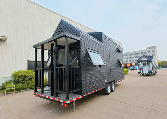 Design elegante Inovador 2 quartos Casa pequena em rodas Móvel Vtiny cabines