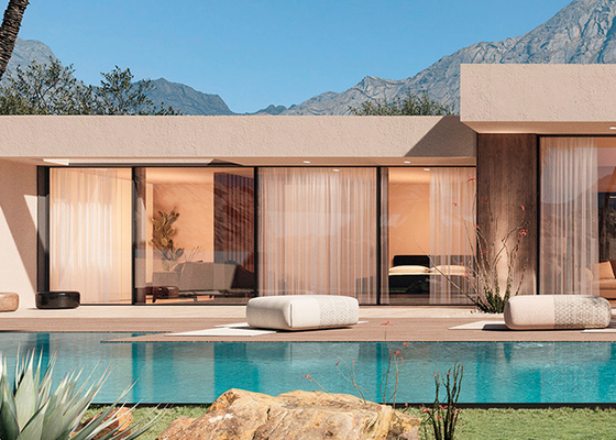 Casa pré-fabricada de baixo custo Casa modular Casa de aço leve Comunidade Austrália