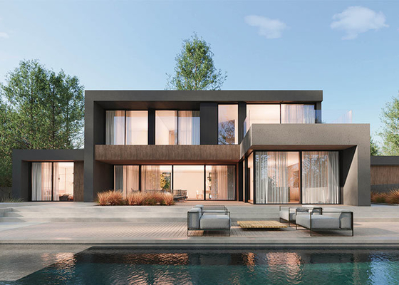 Casas Modulares Pré-fabricadas de Luxo com Estrutura de Aço Leve | Acessíveis e Elegantes