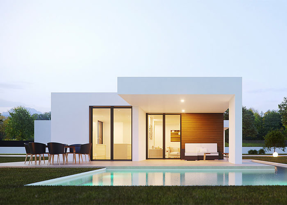 Casas Modulares Pré-fabricadas de Luxo com Estrutura de Aço Leve | Acessíveis e Elegantes