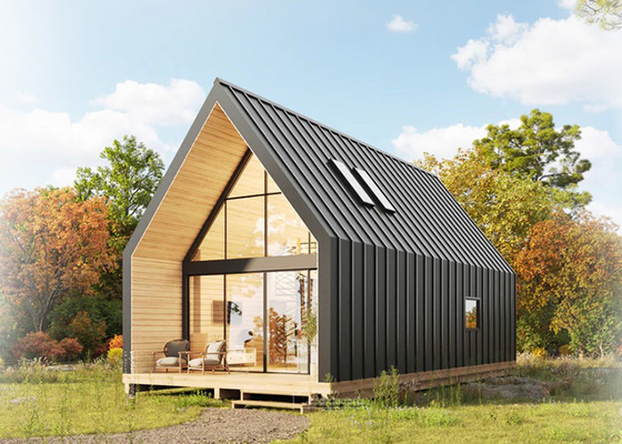 ISO 9001 Villa de Luxo em Estilo Europeu Moderno com Kits de Casa Modular com Estrutura de Aço