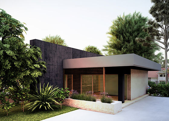 Casas modulares de estrutura de aço pré-construída sob medida - Estrutura avançada de aço leve