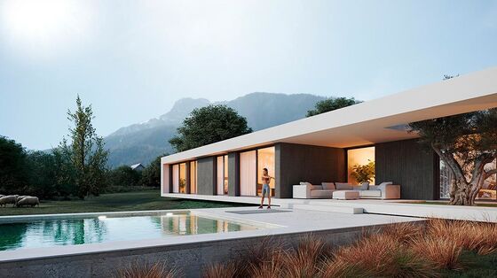 AS/US pré-fabricados Light Gauge Frame de aço Casa de família única Bungalow Kit de casa de aço