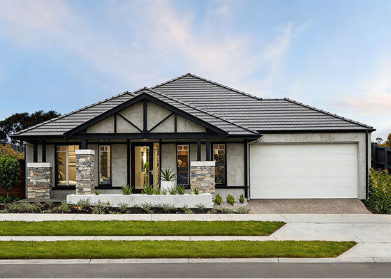 Kits de casas modulares e pré-fabricadas padrão do Reino Unido com estrutura de aço leve