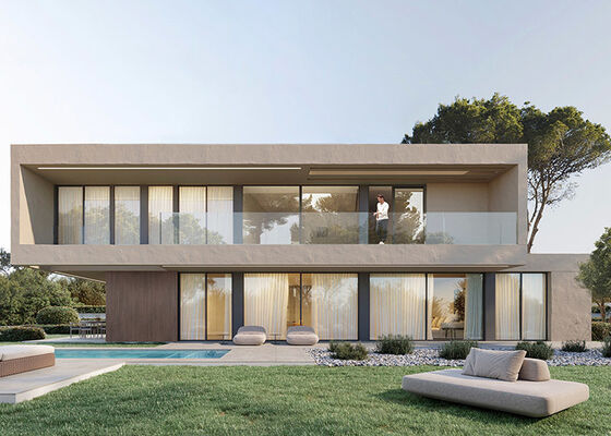 AS/NZS padrão pré-fabricado estrutura de aço leve modular casa China sistema panelizado