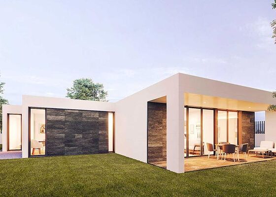 AS/US Estrutura de aço leve pré-fabricada Modular Home China Edifício modular de metal de baixo custo