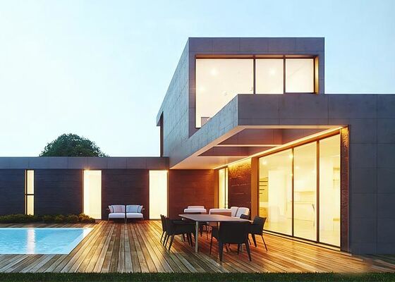 Certificação ICC-ES Estrutura de aço de vários andares Villa Casa de aço leve pré-fabricada