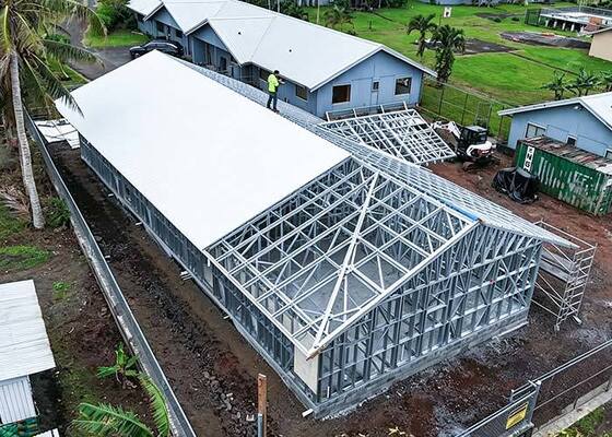 Villa de Luxo Pré-fabricada em Aço Leve Ottoville House | Casa Costeira para Samoa Americana