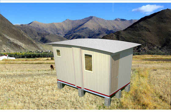 O abrigo portátil da emergência da casa pré-fabricada barata modular monta rapidamente a casa dobrável, casa móvel