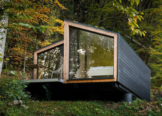 Casas Modulares Conectadas de Alto Desempenho | Casas Pré-fabricadas com Estrutura de Aço e Portas Deslizantes de Alumínio