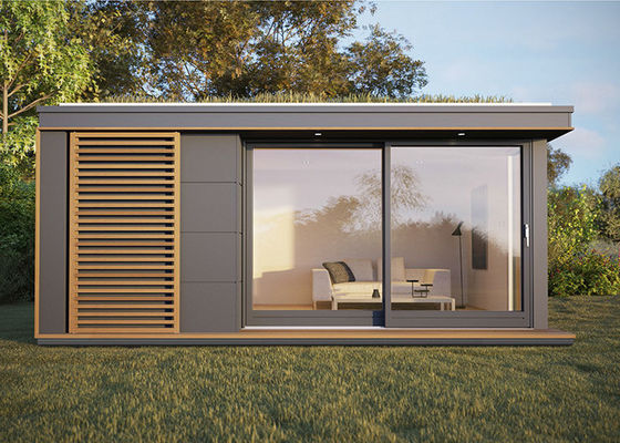AS/NZS padrão pré-fabricado de aço leve jardim / pátio estúdio avó casa plana casa modular de férias