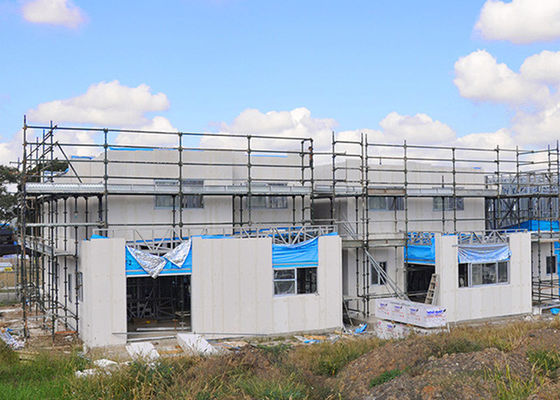 Estrutura de estrutura de aço leve Vila pré-fabricada Material de isolamento de montagem rápida para casa personalizável