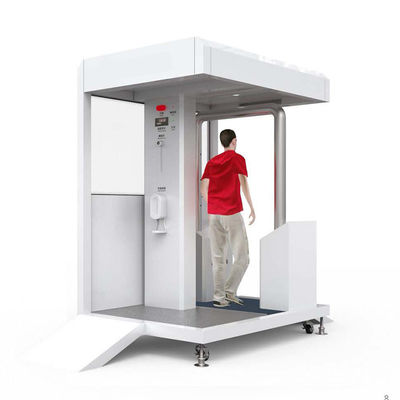 Medidor de temperatura azul profundo Desinfecção Esterilização das mãos Máquina anti-epidémica inteligente