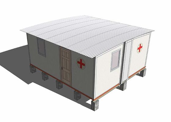 Emergência portátil Modular Home Hospital de Campo Campo Anti-Epidemia Com Parede de Painel Sandwich