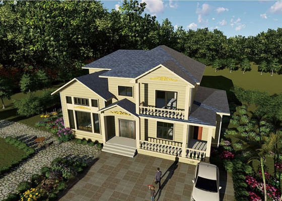 Casas Pré-fabricadas com Estrutura de Aço Leve Certificadas pela ICC-ES com o Melhor Preço