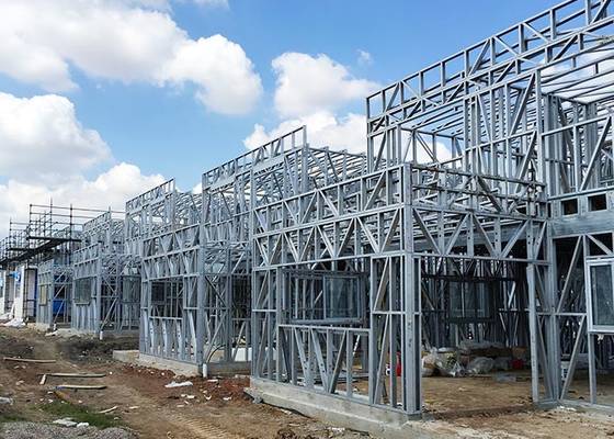 Steel Structure Labor Prefabricated Apartment Buildings / Manufactured Modular Homes